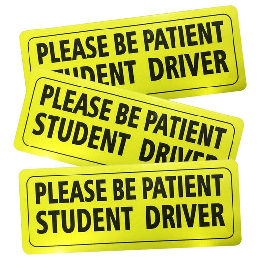 3 Pack Student Driver Stickers Magnet Car Safety Signs - Car Vehicle  Sign Sticker Bumper for New Driver