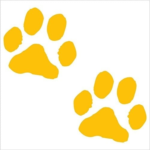 Hot PAW PRINTS - Puppy Dog - Car, Truck, Notebook, Vinyl Decal Sticker #1099 | Vinyl Color White