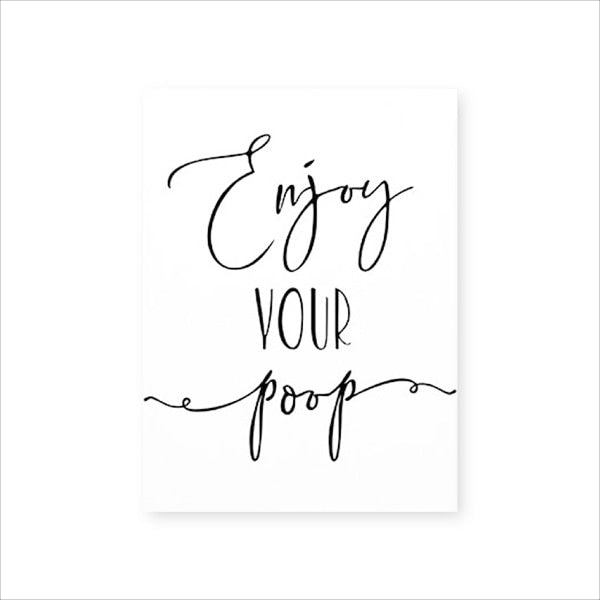 1Set(4Pcs) Funny Bathroom Sign Canvas Poster Wall Art Prints , No Selfies Enjoy Your Poop Please Remain Seated Toilet Signs Bathroom Decor
