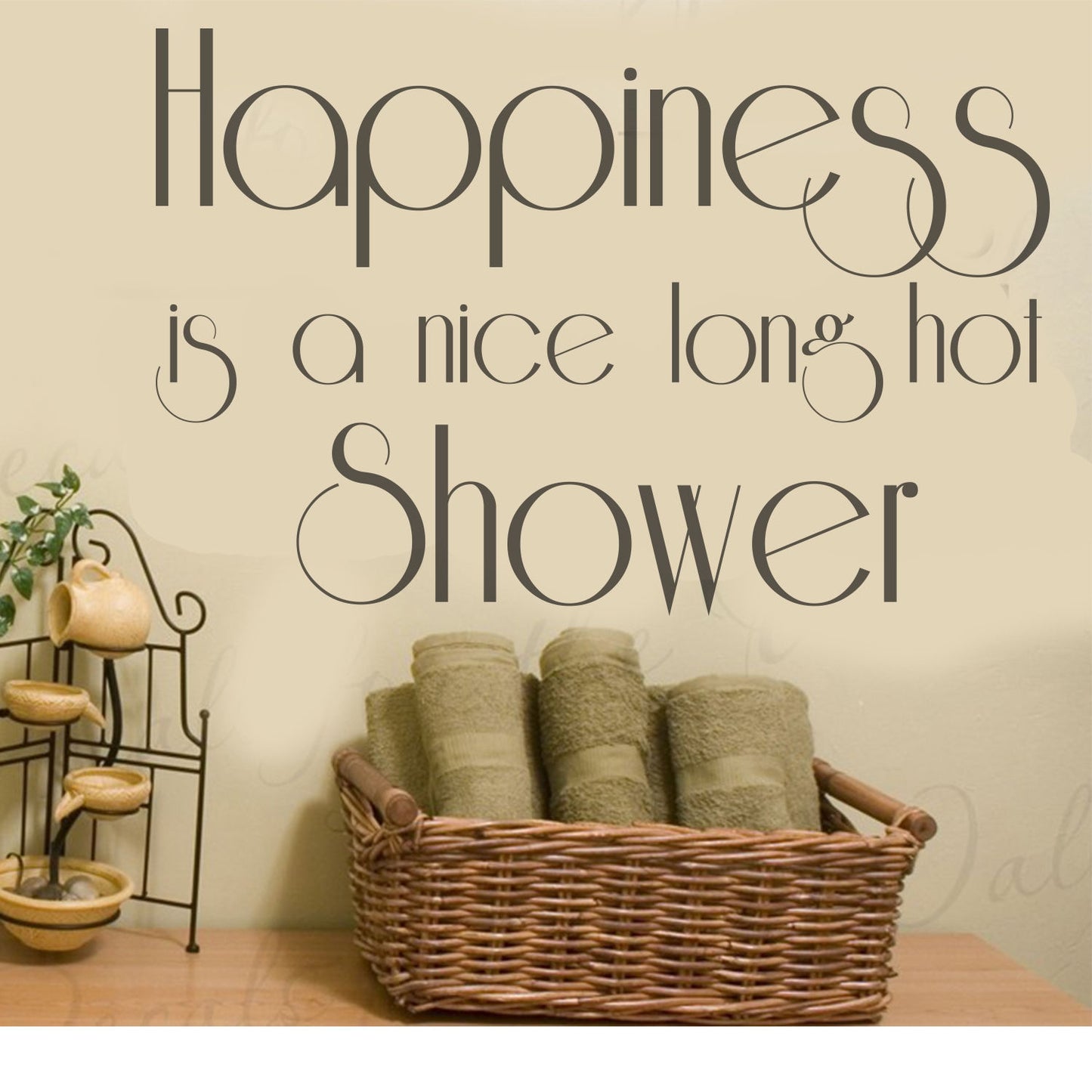 Salle De Bain Vinyl Art À Faire Soi-même Wall Sticker Mural Maison Autocollant Salle De Bain Toilette Moral