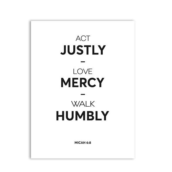 1Set(2Pcs) Bible Verse Quote Canvas Print Wall Art , Love, Mercy Christian Scripture Print Black and White Poster Bible Verse Wall Decor