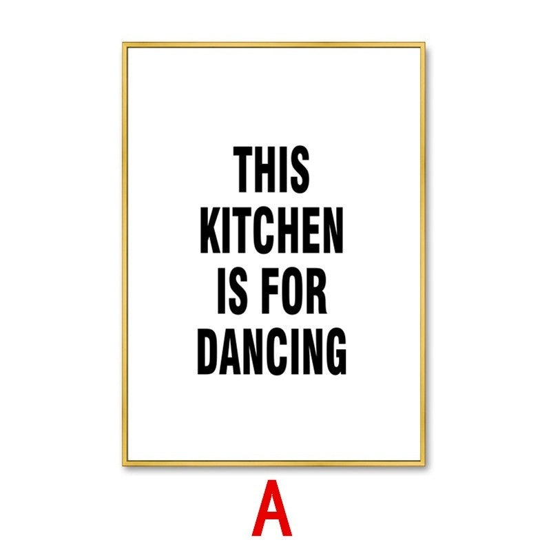 2019 NEW Nordic English alphabet Proverb Canvas Art Print Wall Painting/Poster/Pictures for Bedroom Living Room Wall Art Home Decor Frame Not Include