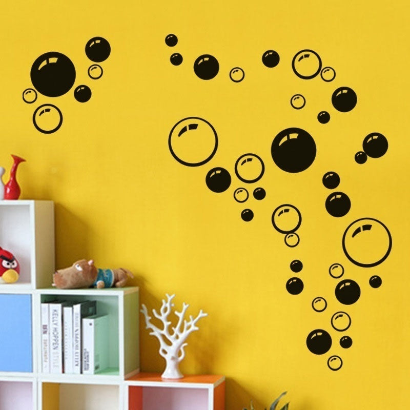 2018 NEW  Bubble Wall Sticker Wallpaper Wall Decals Washroom Décor