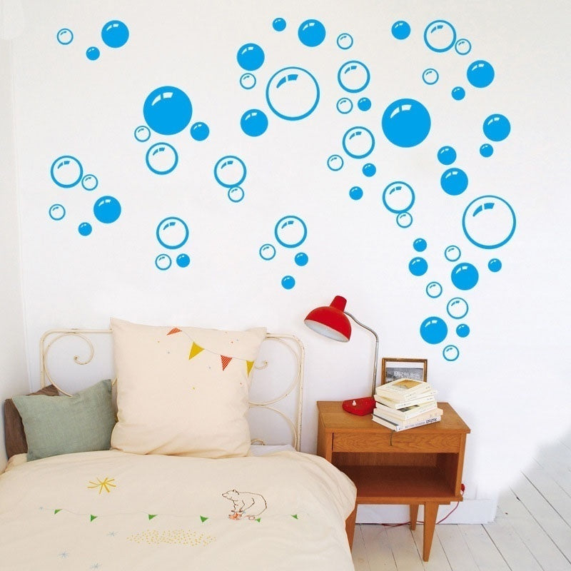 2018 NEW  Bubble Wall Sticker Wallpaper Wall Decals Washroom Décor