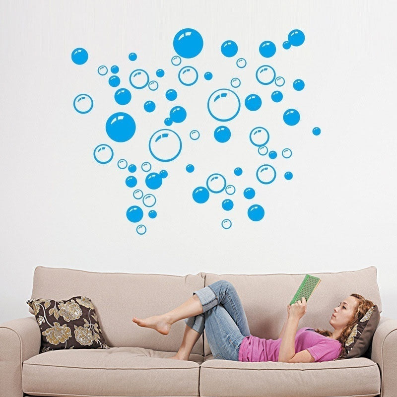 2018 NEW  Bubble Wall Sticker Wallpaper Wall Decals Washroom Décor