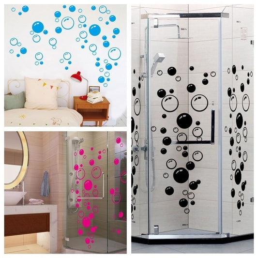 2018 NEW  Bubble Wall Sticker Wallpaper Wall Decals Washroom Décor