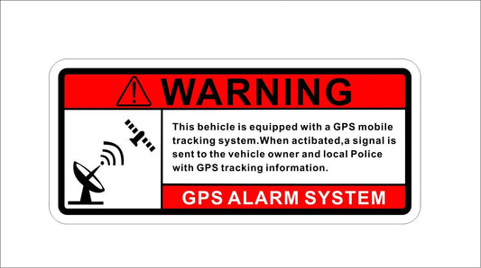 Fashion Warning Gas Alarm Systerm Car Notebook Motorcycle Luggage Laptop Bumper Decal Sticker