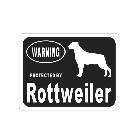 Hot   Graphics Warning Rottweiler Sticker Decal Vinyl Danger Motorcycle Car Decor