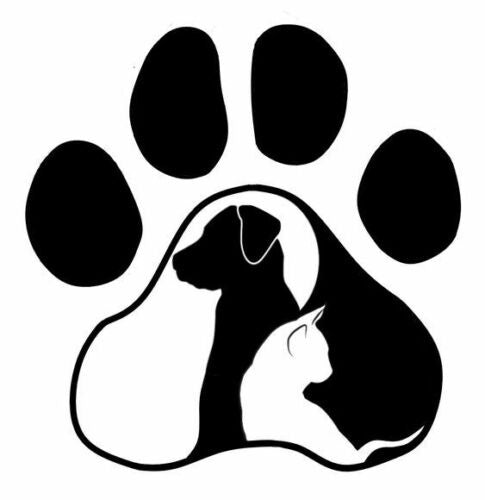Hot Dog , Cat Love Animal Sticker Vinyl Decal for Car and Others FINISH GLOSSY