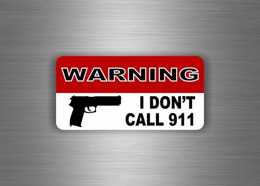 2018 NEW Sticker Decal Car Vinyl Jdm Bomb Tuning Don't Call 911 Airsoft Bumper