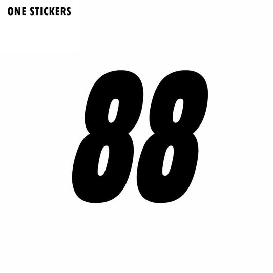 15CM*14.6CM Fashion SPORTS Number 88 Vinyl Car-styling Car Sticker Decoration Decal Graphical C11-0828