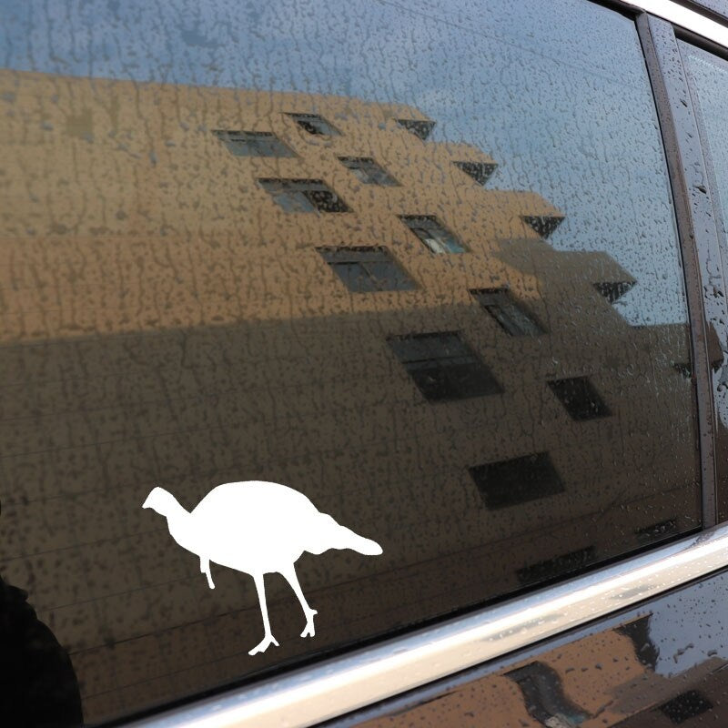 14.9cm*13.1cm Personality Wild Turkey Vinyl Car Sticker Decal Black Silver Motorcycle Accessories C15-1115