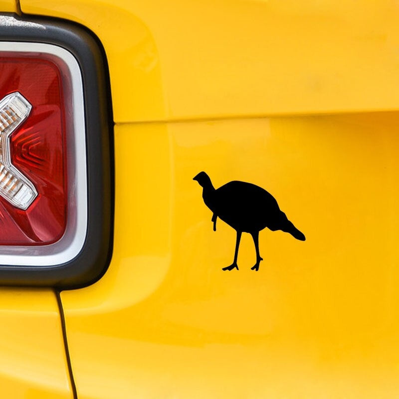 14.9cm*13.1cm Personality Wild Turkey Vinyl Car Sticker Decal Black Silver Motorcycle Accessories C15-1115