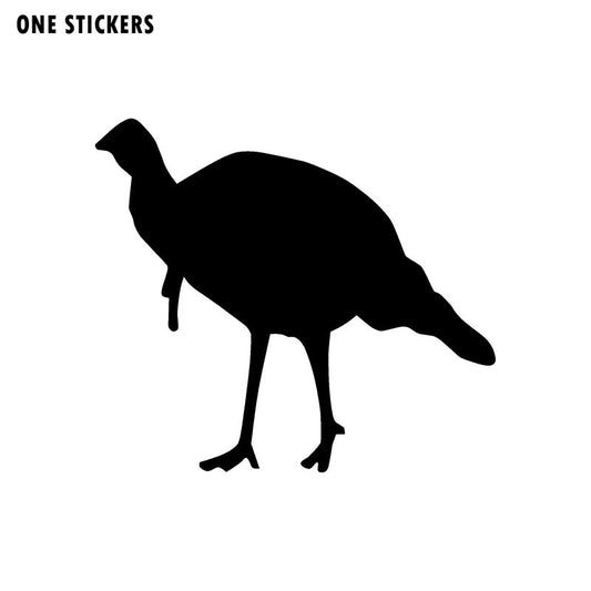 14.9cm*13.1cm Personality Wild Turkey Vinyl Car Sticker Decal Black Silver Motorcycle Accessories C15-1115