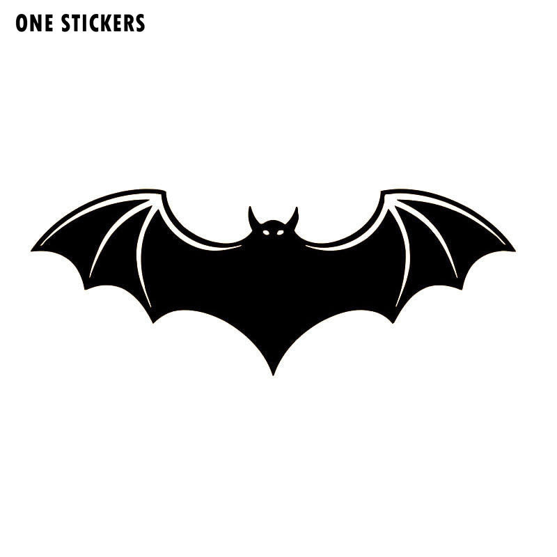 15.6*6CM Bat Pattern Vivid Decorative Car Stickers Vinyl  Car Body Decal Black/Silver S1-2177