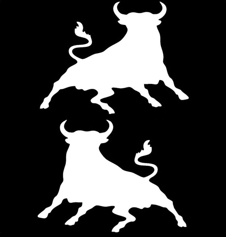 10.5*16CM Spanish Bull Car Stickers Cattle Performance Motorcycle Race Car Stickers And Decals C2-0042