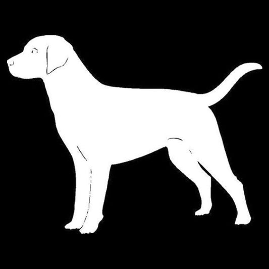 14.3*11.3CM Labrador Dog Car Stickers  Vinyl Decal Car Styling Accessories Decoration