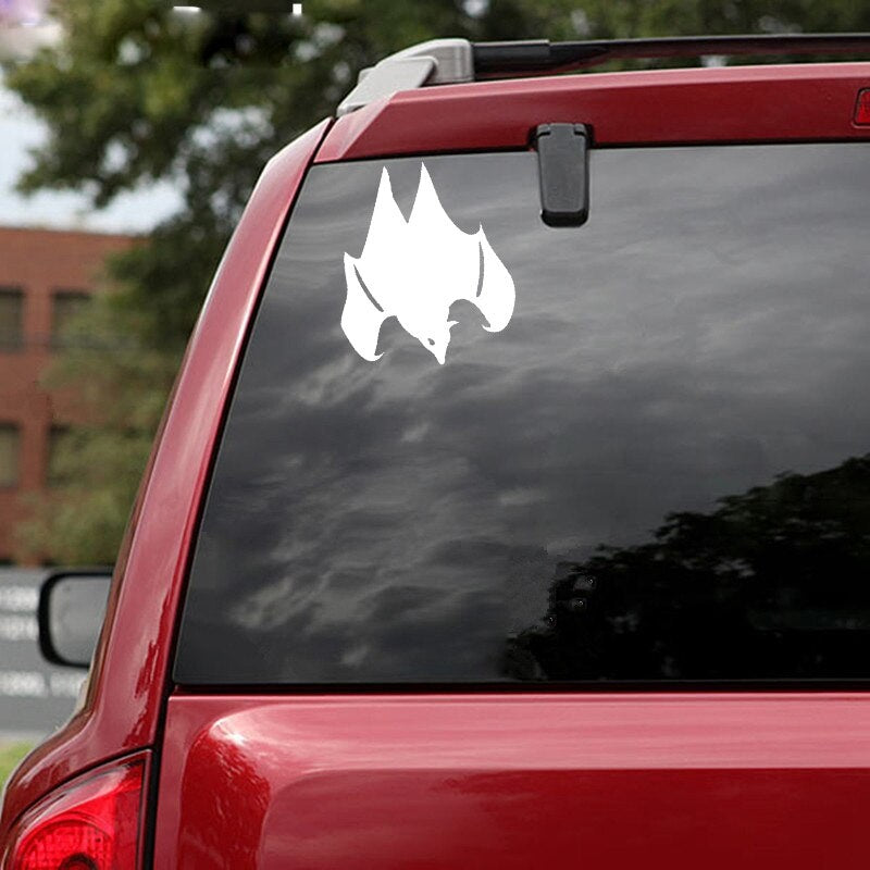 15.8cm*18cm Lifelike Lovely Stand On A Branch With An Inverted Bat Vinyl Car Sticker Decal Vivid Pattern C18-0812