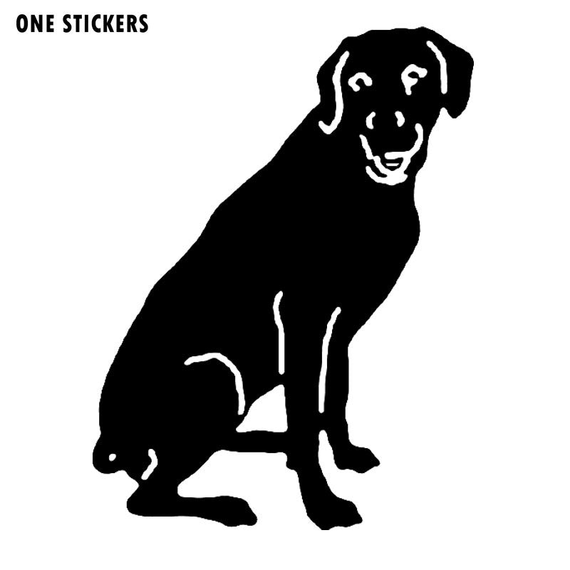 12.7*16.7CM Rhodesian Ridgeback Dog Vinyl Decal  Car Stickers Car Styling Decoration Black/Silver S1-0459