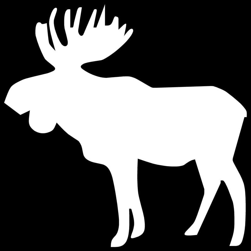 15*15CM Moose Car Sticker Personality Funny Motorcycle Styling Accessories Stickers C2-0423