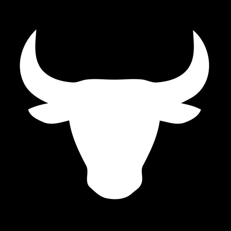 12.4*11.1CM Taurus Zodiac Astrology Sign Vinyl Car Window Decal Creative Car Stickers Black/Silver S1-2672