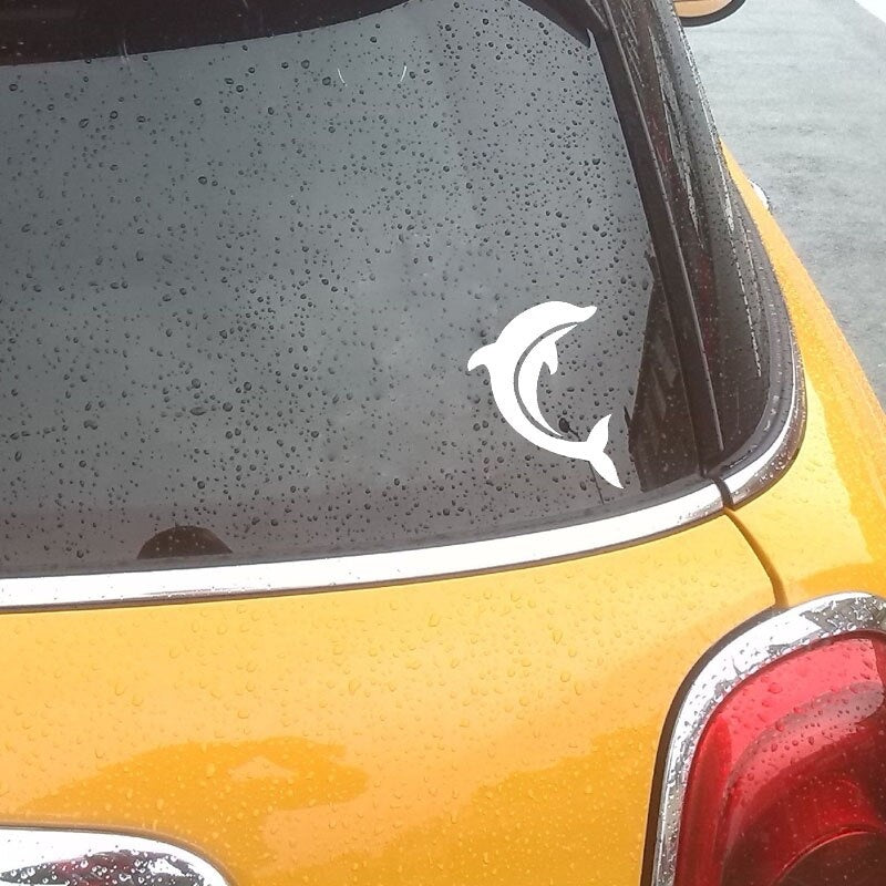 13.9cm*16.3cm Cherish The Interesting Sight Of Treasure Tidal Current Car Black/Silver Sticker Vinyl Decal C18-0179