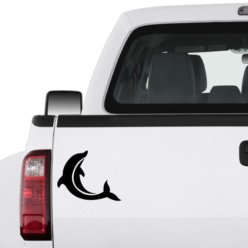 13.9cm*16.3cm Cherish The Interesting Sight Of Treasure Tidal Current Car Black/Silver Sticker Vinyl Decal C18-0179