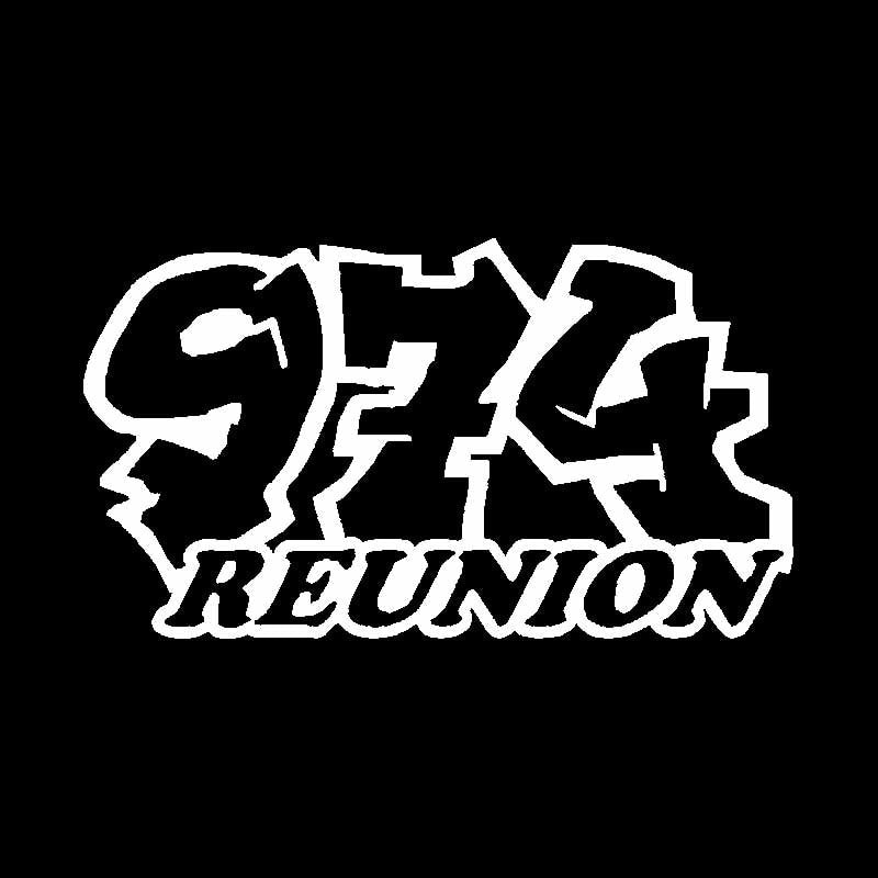 16.1CM*9CM Creative 974 REUNION Vinyl High-quality Car Window Sticker Decal Black Silver C11-1652