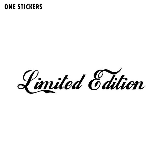 17CM*3.4CM LIMITED EDITION Creative Vinyl Car Window Sticker Decal Black/Silver Accessories C11-0701