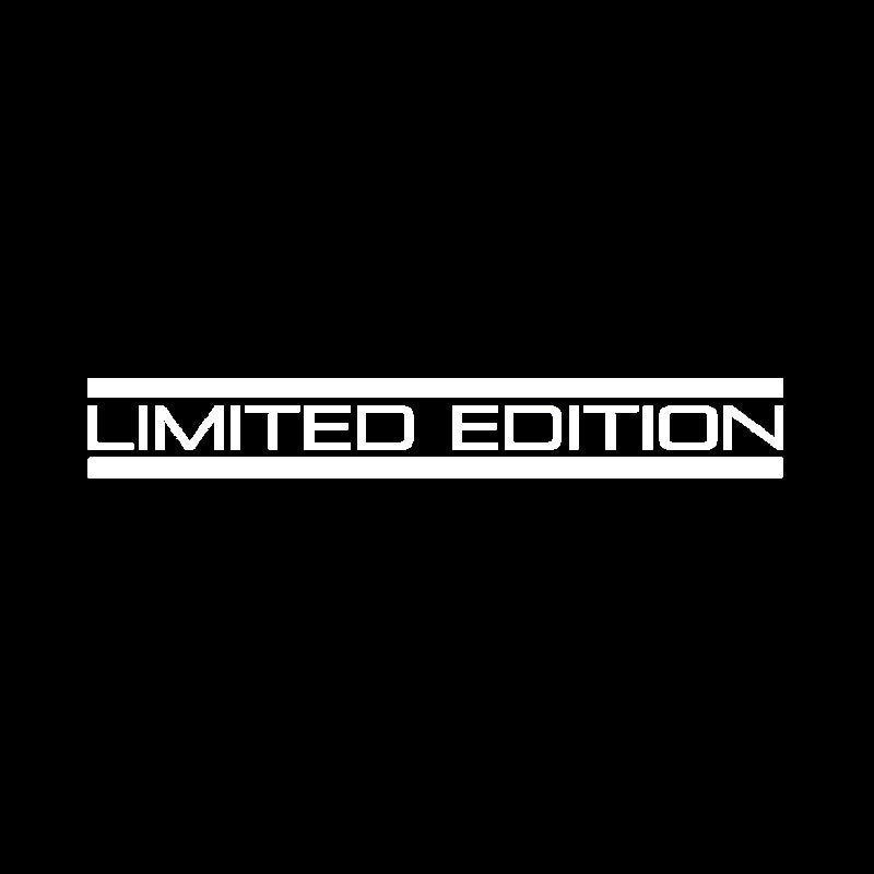 20CM*2.9CM LIMITED EDITION Creative Vinyl Car Sticker Black/Silver Retro- Decal Car-styling C11-0709