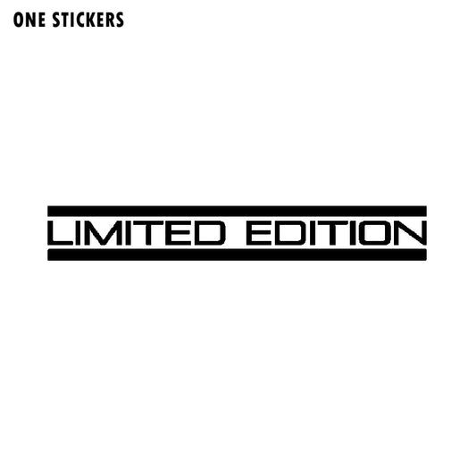 20CM*2.9CM LIMITED EDITION Creative Vinyl Car Sticker Black/Silver Retro- Decal Car-styling C11-0709
