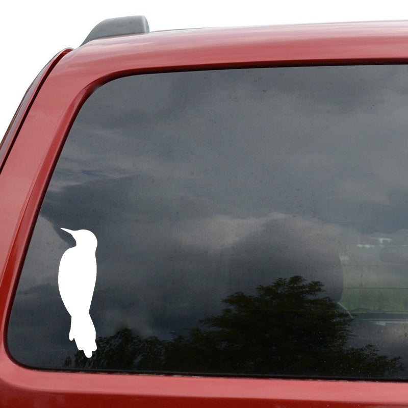 5CM*16.5CM Fun Woodpecker Bird Silhouette Vinyl High-quality Car Sticker Decal Black/Silver C15-0826
