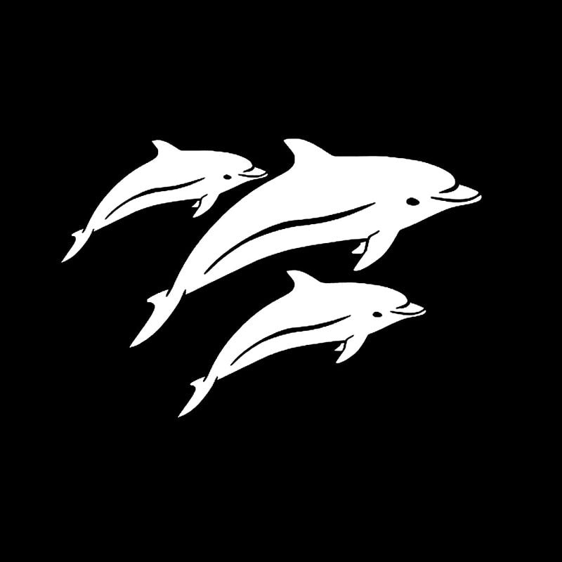 16.7cm*11.2cm One In A Thousand Little And Dainty Fashion Black/Silver Vinyl Car Sticker Decal C18-0178