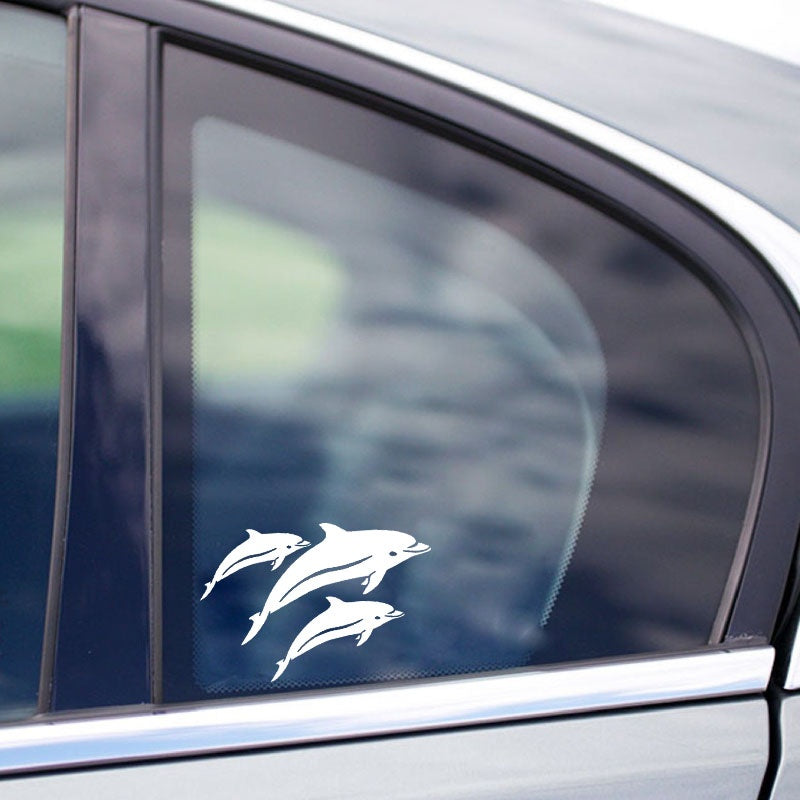 16.7cm*11.2cm One In A Thousand Little And Dainty Fashion Black/Silver Vinyl Car Sticker Decal C18-0178
