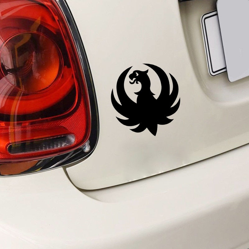 13.2CM*14.1CM Cartoon Funny Eagle Decoration Car Sticker Decal Vinyl Graphical Accessories C15-0865