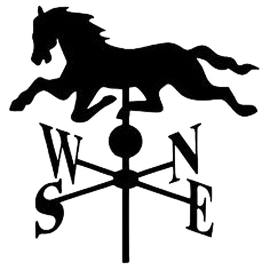 14.9CM*15.4CM Weathervane Horse Farm Equestrian Car Truck Vinyl Decal Sticker Car Stickers Car Acessories Decoration C8-0139