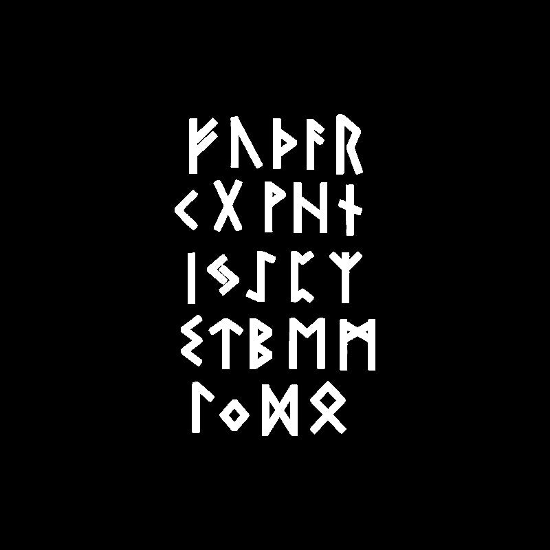 10CM*16CM Letters Labels Rune Fashion Vinyl High-quality Car Sticker Black/Silver Decal C11-1157
