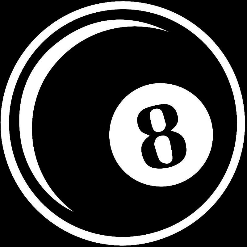 15X15CM 8 EIGHT BALL Originality Vinyl Decal Car Sticker Motorcycle Car-styling S8-0757