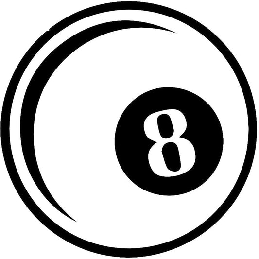15X15CM 8 EIGHT BALL Originality Vinyl Decal Car Sticker Motorcycle Car-styling S8-0757
