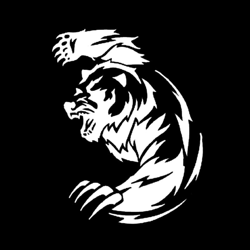 11.9*14.8CM Angry Bear Animals Car Sticker Vinyl Decoration Bumper Window C12-0394