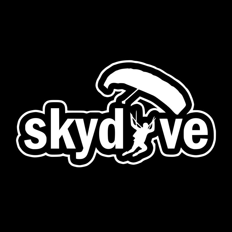 15.7*8.4CM Interesting Skydive Silhouette Car Sticker Vinyl High Quality Decor C12-0736
