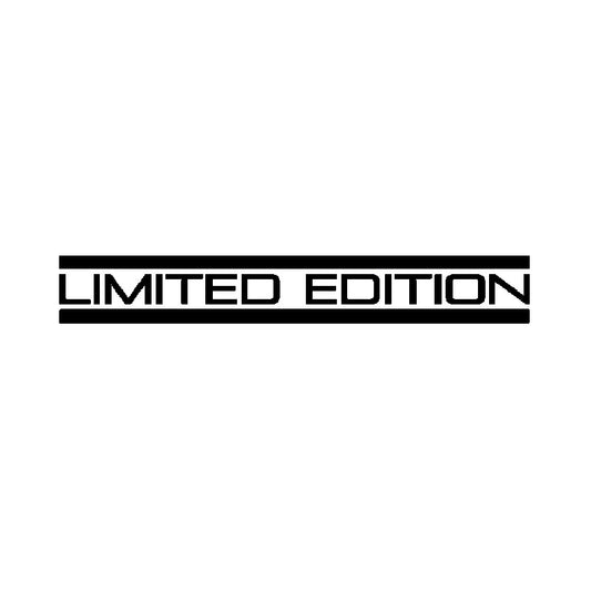 20CM*2.9CM LIMITED EDITION Creative Vinyl Car Sticker Black/Silver Retro- Decal Car-styling C11-0709
