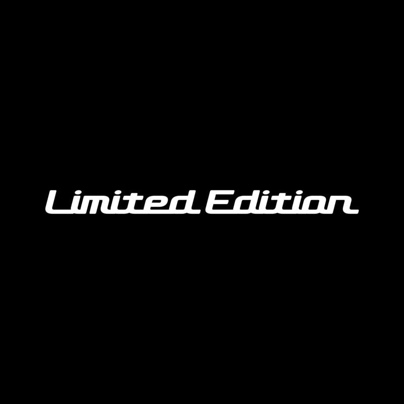 25CM*2CM LIMITED EDITION Creative Vinyl Car Window Sticker Car-styling Decal Black/Silver C11-0702