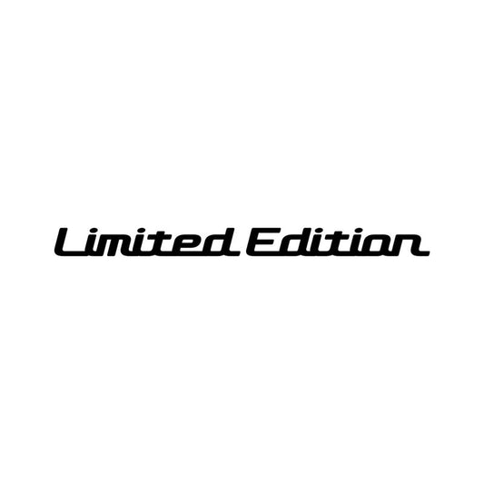 25CM*2CM LIMITED EDITION Creative Vinyl Car Window Sticker Car-styling Decal Black/Silver C11-0702