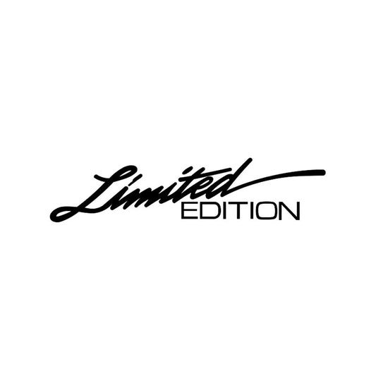 16CM*3.8CM LIMITED EDITION Creative Vinyl Car Window Sticker Car-styling Decal Black/Silver C11-0703