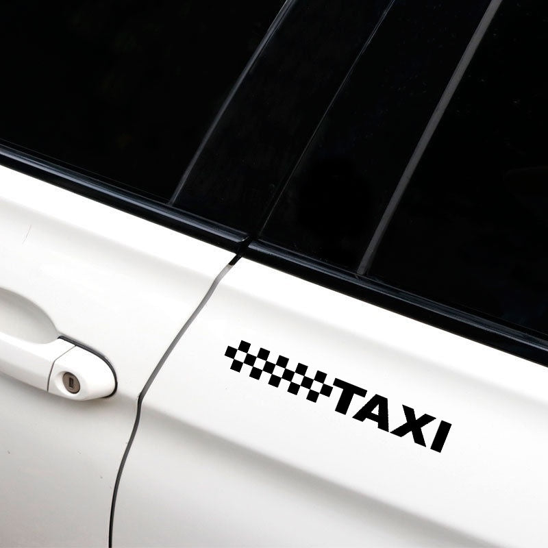 16*2.2CM TAXI Funny Novelty Vinyl Decals Car Window Sticker Black/Silver S8-1658