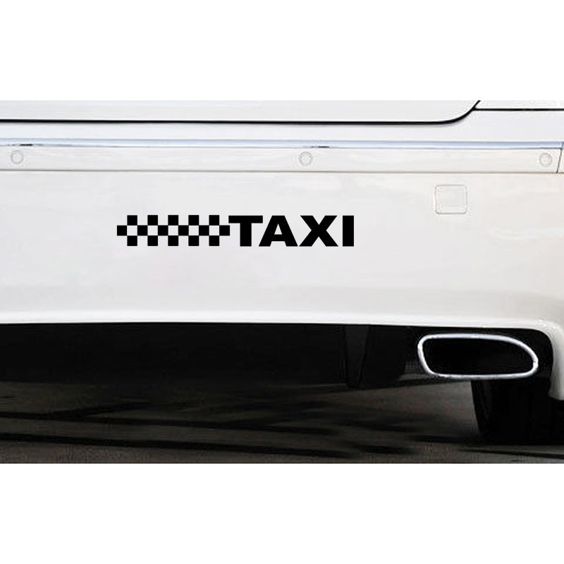 16*2.2CM TAXI Funny Novelty Vinyl Decals Car Window Sticker Black/Silver S8-1658