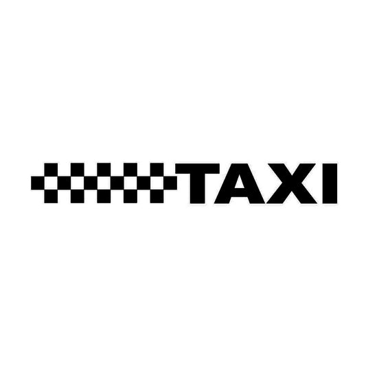 16*2.2CM TAXI Funny Novelty Vinyl Decals Car Window Sticker Black/Silver S8-1658