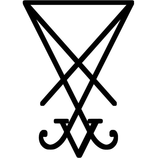 10.5X15CM LUCIFER SIGIL Funny Vinyl Decal Sticker Car Window Car-styling S8-0762