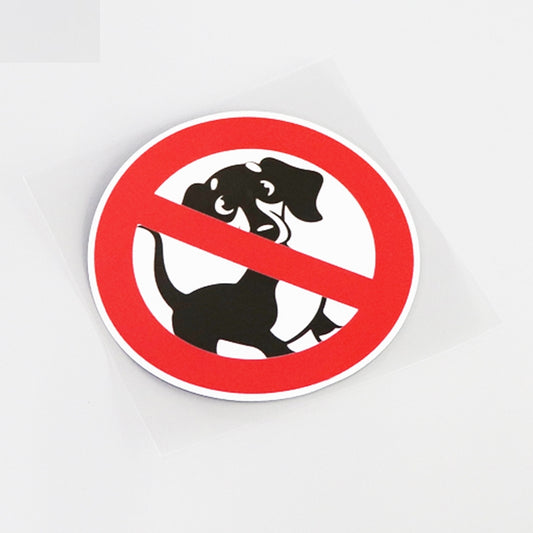 10.8CM*10.8CM FUN Prohibit DOG Graphical Car Sticker Decal  Decoration 13-0800